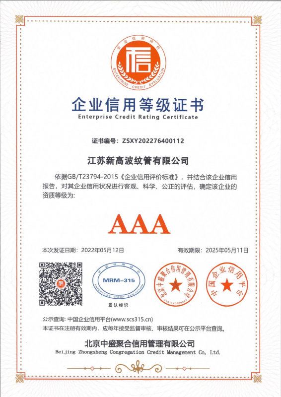 企業(yè)信用等級